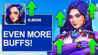 Thumbnail: THEY GAVE D.MON MORE BUFFS! | Overwatch