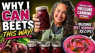 Thumbnail: Pressure Canning Beets for Maximum Versatility + My Favorite Beet Hummus Recipe
