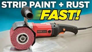 Thumbnail: Vevor Surface Contour Tool vs. Paint/Rust Removal - Review/Test