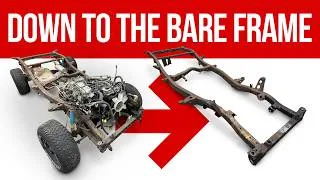 Thumbnail: Stripping my Rusty 1985 Toyota 4runner Down to Bare Frame