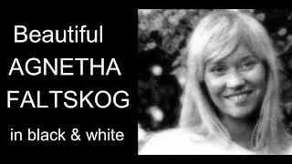 Thumbnail: Agnetha Faltskog in black and white - Past Forever