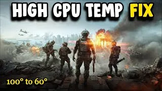 Thumbnail: Battlefield 6 High CPU Temperature Fix - From 100°C to 60°C | Intel CPU Tweak