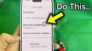 Thumbnail: How To CHANGE ACCOUNT LOCATION in ROBLOX... (2026)
