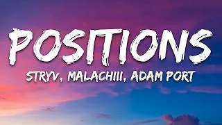 Thumbnail: Stryv, Malachiii, Adam Port - Positions (Lyrics)
