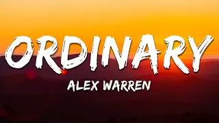 Thumbnail: Alex Warren - Ordinary (Lyrics)