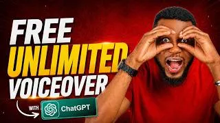 Thumbnail: ChatGPT Can Generate FREE Unlimited Voiceovers? (Here's How)