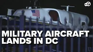 Thumbnail: Military helicopter makes emergency landing in Northwest DC field