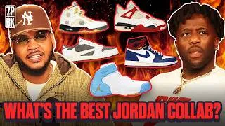 Thumbnail: Carmelo Anthony & Nigel Sylvester Debate the Greatest Air Jordan Collabs Ever