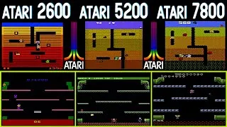 Thumbnail: Atari 2600 vs 5200 vs 7800 with Mario, Dig Dug, Joust & more. Using the Cloner Alliance Box Pro.