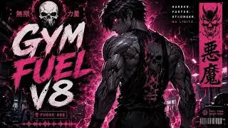 Thumbnail: 💀 GYM FUEL V8 | Ultimate Workout Phonk Mix | Bass That Hits Hard