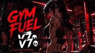 Thumbnail: 💀 GYM FUEL V7 | Ultimate Gym Phonk Mix ⚡ Rage • Brazilian • Hardwave • Cyberpunk
