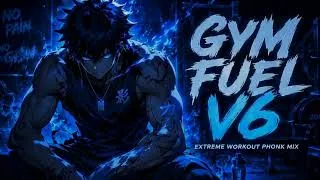 Thumbnail: GYM FUEL V6 💀 Ultimate Workout Phonk Mix | Heavy Bass Gym Music