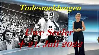 Thumbnail: Todesmeldungen Uwe Seeler † 21. Juli 2022
