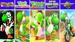 Thumbnail: Evolution of Yoshi Winning Levels, Course Clear! in Super Mario Games And Mario Kart (1990-2025)
