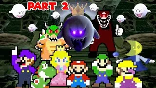 Thumbnail: Can Team Mario Escape King Boo Mansion in New Super Mario Bros. PART 2