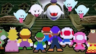 Thumbnail: Can Team Mario Escape King Boo Mansion in New Super Mario Bros. PART 1