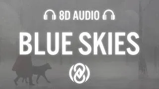Thumbnail: Blue Skies - Lana Del Rey (Lyrics) | 8D Audio 🎧