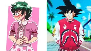 Thumbnail: trap deku vs trap goku