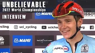 Thumbnail: Remco TALKS after long Worlds 2022 Road Race