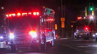 Thumbnail: LACoFD Hazmat Task Force 105 Responding 