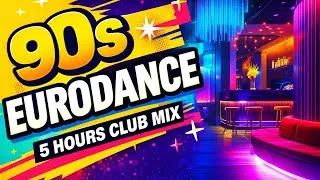Thumbnail: 90s Eurodance Club Mix | 5 Hours of 90s Rave & Dancefloor Classics