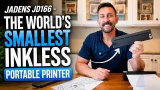 Thumbnail: Jadens JD166 - The World’s Smallest Inkless Portable Printer - Supports A4 and US Letter