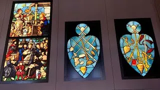 Thumbnail: Victoria and Albert Museum, South Kensington, London UK art collections exhibition - Stained Glasses