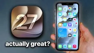 Thumbnail: iOS 27 on the iPhone 11?! - Impressions & Review