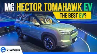 Thumbnail: MG Hector Tomahawk EV Walkaround || MG's 3 row EV is Here