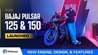 Thumbnail: 2026 Bajaj Pulsar 125 & 150 Launched || New Design, Features, & Engine || Quick Walkaround