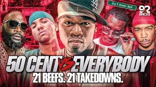 Thumbnail: 50 Cent vs Everybody: 21 Beefs. 21 Takedowns.