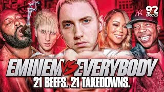 Thumbnail: Eminem vs Everybody: 21 Beefs. 21 Takedowns.