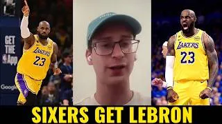 Thumbnail: SIXERS  Adam Aaronson On If LeBron James Can Bring a Championship To Philadelphia