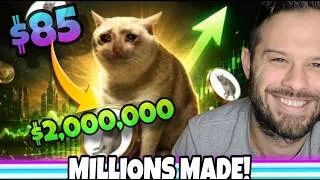 Thumbnail: Meme Coins Are Back! This Meme Coin Just Made One Trader $2 Million From $85 CashCat!