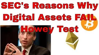 Thumbnail: SEC's Reasons for Digital Assets to Fail Howey Test