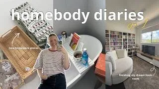 Thumbnail: Homebody Diaries Ep.1 ☁️ | Homeware Haul, House Updates & Finishing my Dream Reading Room