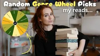 Thumbnail: Random genre wheel picks my reads for the week! 📚
