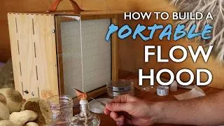 Thumbnail: Build a Portable Laminar Flow Hood (Step-by-Step Tutorial)
