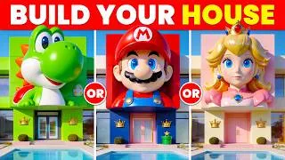 Thumbnail: Build Your SUPER MARIO GALAXY House 🍄👸🏼🏠 Would You Rather...? 💖 IMPOSSIBLE CHOICES