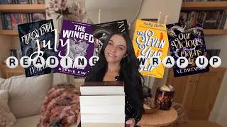 Thumbnail: every book I read in July (& what I rated them!) no spoilers 📖🌟