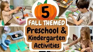 Thumbnail: 5 Cheap Fall Themed Learning Activities for Preschoolers and Kindergarteners (Part 1 of 2)
