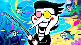 Thumbnail: Playing Spamton's Fishing Trip for the first time...