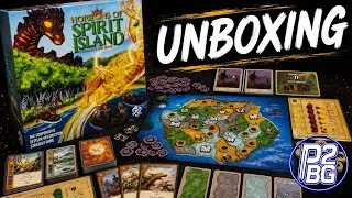 Thumbnail: Horizons Of Spirit Island | Unboxing (no commentary)