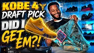 Thumbnail: DID I STRIKE GOLD??😱 UNBOXING NIKE KOBE 4 DRAFT PACK!