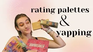 Thumbnail: I pretend to be a beauty influencer and rate my eyeshadow palettes