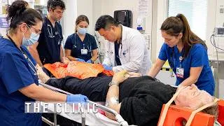 Thumbnail: Doctors Rush to Save Man After 10-Foot Fall From Ladder