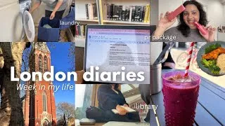 Thumbnail: weekly vlog | london uni life, doctors visit, cute cafe & chores + cooking!