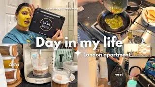 Thumbnail: *realistic* day in my life | reset day, cooking, behind the scenes & selfcare!