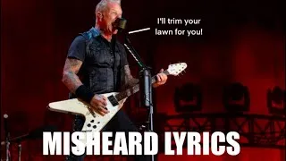 Thumbnail: Metallica misheard lyrics