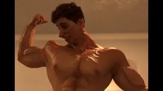 Thumbnail: Nerd grows huge muscles